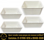 CONJUNTO DE CAIXAS ORGANIZADORAS EXECUTADAS EM MATERIAL PLÁSTICO COMPOSTO POR QUATRO PEÇAS, SENDO: UMA, MEDINDO 19 X 38 X 27 CM E TRÊS, MEDINDO 13 X 37 X 26 CM CADA. APRESENTAM MARCAS DO TEMPO, USO E PEQUENAS IMPERFEIÇÕES SUPERFICIAIS COMPATÍVEIS COM SUA UTILIZAÇÃO E ESTADO DE CONSERVAÇÃO, CONFORME FOTOS EXTRAS. ESCLAREÇA TODAS AS DÚVIDAS ANTES DE EFETUAR SEU LANCE, QUE SERÁ CONSIDERADO IRREVOGÁVEL E IRRETRATÁVEL. CONSULTE PREVIAMENTE OS TERMOS E CONDIÇÕES DISPONÍVEIS NO SITE. CONTATO (21) 98264-3000.