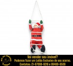 BONECO EM MATERIAIS DIVERSOS COM ENCHIMENTO MACIO, REPRESENTANDO PAPAI NOEL PENDURÁVEL EM ESCADA DE CORDA, APRESENTA DETALHES DE SACO DE PRESENTES NAS COSTAS, CINTO COM FIVELA EM MATERIAL PLÁSTICO E ESTRUTURA DA ESCADA COM DEGRAUS RÍGIDOS, POSSUI ALÇA DE CORDA NA PARTE SUPERIOR PARA FIXAÇÃO, MEDINDO 100 X 30 CM. APRESENTA MARCAS DO TEMPO, USO E PEQUENAS IMPERFEIÇÕES SUPERFICIAIS COMPATÍVEIS COM SUA UTILIZAÇÃO E ESTADO DE CONSERVAÇÃO, CONFORME FOTOS EXTRAS. ESCLAREÇA TODAS AS DÚVIDAS ANTES DE EFETUAR SEU LANCE, QUE SERÁ CONSIDERADO IRREVOGÁVEL E IRRETRATÁVEL. CONSULTE PREVIAMENTE OS TERMOS E CONDIÇÕES DISPONÍVEIS NO SITE. CONTATO (21) 98264-3000.