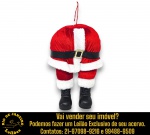 ENFEITE NATALINO DE PENDURAR, EXECUTADO EM MATERIAIS DIVERSOS COM ENCHIMENTO MACIO, REPRESENTANDO A PARTE INFERIOR DO CORPO DO PAPAI NOEL (PERNAS DO PAPAI NOEL ENTALADO), TRAJANDO CALÇA EM TECIDO CINTILANTE COM ACABAMENTO EM PELÚCIA, CINTO COM FIVELA EM MATERIAL PLÁSTICO E BOTAS RÍGIDAS, APRESENTA ALÇA FLEXÍVEL NA PARTE SUPERIOR PARA FIXAÇÃO EM ÁRVORES DE NATAL, CHAMINÉS OU DECORAÇÕES EM GERAL, MEDINDO 38 X 23 CM. APRESENTAM MARCAS DO TEMPO, USO E PEQUENAS IMPERFEIÇÕES SUPERFICIAIS COMPATÍVEIS COM SUA UTILIZAÇÃO E ESTADO DE CONSERVAÇÃO, CONFORME FOTOS EXTRAS. ESCLAREÇA TODAS AS DÚVIDAS ANTES DE EFETUAR SEU LANCE, QUE SERÁ CONSIDERADO IRREVOGÁVEL E IRRETRATÁVEL. CONSULTE PREVIAMENTE OS TERMOS E CONDIÇÕES DISPONÍVEIS NO SITE. CONTATO (21) 98264-3000.