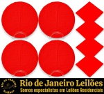 CONJUNTO PARA MESA POSTA EXECUTADO EM TECIDO, COR VERMELHA, COMPOSTO POR OITO (8) PEÇAS, SENDO: QUATRO (4) CAPAS REMOVÍVEIS, MEDINDO 31 CM CADA E QUATRO (4) GUARDANAPOS, MEDINDO 40 X 40 CM CADA. APRESENTAM MARCAS DO TEMPO, USO E PEQUENAS IMPERFEIÇÕES SUPERFICIAIS COMPATÍVEIS COM SUA UTILIZAÇÃO E ESTADO DE CONSERVAÇÃO, CONFORME FOTOS EXTRAS. ESCLAREÇA TODAS AS DÚVIDAS ANTES DE EFETUAR SEU LANCE, QUE SERÁ CONSIDERADO IRREVOGÁVEL E IRRETRATÁVEL. CONSULTE PREVIAMENTE OS TERMOS E CONDIÇÕES DISPONÍVEIS NO SITE. CONTATO (21) 98264-3000.