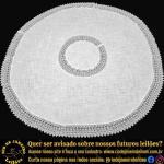 KACYUMARA - TOALHA DE MESA, LINHA NOVA MESA, CONFECCIONADA EM TECIDO 100% POLIÉSTER COM TRAMA IMITANDO LINHO, COR BRANCA, COM ACABAMENTO COM ENTREMEIO CENTRAL CIRCULAR E CINGIDORES LATERAIS EM RENDADOS VAZADOS TRABALHADOS COM PADRONAGEM GEOMÉTRICA E PONTOS ENTRELAÇADOS, MEDINDO 180 CM. APRESENTA MARCAS DO TEMPO, USO E PEQUENAS IMPERFEIÇÕES SUPERFICIAIS COMPATÍVEIS COM SUA UTILIZAÇÃO E ESTADO DE CONSERVAÇÃO, CONFORME FOTOS EXTRAS. ESCLAREÇA TODAS AS DÚVIDAS ANTES DE EFETUAR SEU LANCE, QUE SERÁ CONSIDERADO IRREVOGÁVEL E IRRETRATÁVEL. CONSULTE PREVIAMENTE OS TERMOS E CONDIÇÕES DISPONÍVEIS NO SITE. CONTATO (21) 98264-3000.