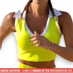 PRODUTO NOVO, SEM USO - BREEZA – CROPPED, MODELO FLOWY, REFERÊNCIA 2060, CORES VERDE-LIMA/BRANCA, TAMANHO M, CONFECCIONADO EM TECIDO LIGHT COM POLIAMIDA E ELASTANO COM PROTEÇÃO UV50+, TOQUE MACIO, ELASTICIDADE, MÉDIA COMPRESSÃO, MODELAGEM AJUSTADA, DESIGN COM RECORTES E COMBINAÇÃO DE TECIDOS, DESTAQUE PARA GOLA E DETALHE EM V, PROPORCIONA MELHOR AJUSTE E VALORIZAÇÃO DO CORPO. IDEAL PARA ATIVIDADES FÍSICAS E/OU USO DIÁRIO COM FÁCIL MANUTENÇÃO (EASY CARE), LAVAGEM SIMPLES, SECAGEM RÁPIDA E SEM NECESSIDADE DE PASSAR.