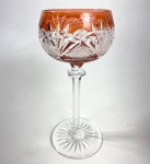 CÁLICE PARA VINHO EM CRISTAL EUROPEU. MEDIDAS: 18 CM