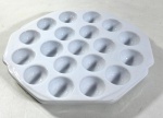 TRAVESSA PROVELEIRA EM PORCELANA  BRANCA PARA DERRETER QUEIJO. MEDIDAS: