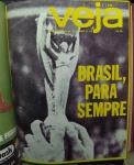 COLETÂNEA DE REVISTAS VEJA (JUNHO A AGOSTO 1970) - EXCELENTE E RARÍSSIMO COMPÊNDIO DE REVISTAS VEJA,