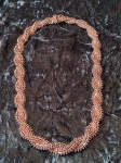 PRATA- Um lindo cordão feminino de prata transada Italiano, medindo 43cm, pesando 58,8g.