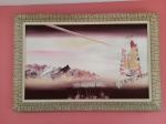 QUADRO- Um antigo e lindo quadro, de óleo sobre tela, pintura abstrata, medindo 102,5 x 1,52cm, retirada no Flamengo.