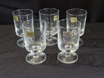 CRISTAL LUMINARC - 5 lindas taças para licor em cristal luminarc frances, medindo 9,3x5,2cm. como novas.