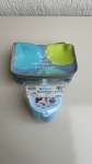 DIVERSOS - Lote com 2 itens - [Item 1] Um dosador de leite infantil de 300ml com proteção bacteriana tema Disney Baby. Na embalagem original; [Item 2] Uma necessaire de couro sintético medindo aproximadamente 23x7x15cm em bom estado.