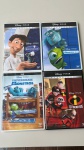 COLECIONISMO - Lote com Quatro DVDs Disney Pixar, sendo eles, Ratatouille, Monstros SA, Universidade Monstros e Os Incríveis.