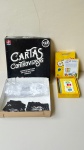 BRINQUEDOS - Lote com 2 jogos - [Item 1] Um jogo Cartas controversas para maiores de 18 anos; [Item 2] Um o jogo Stop 4 em 1. Ambos estão completos.