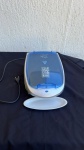ELETRODOMÉSTICOS - Grill Elétrico Clássico  George Foreman Lean Mean Fat Grilling Machine Churrasqueira elétrica compacta criada pelo ex-campeão mundial de boxe George Foreman. Modelo clássico com tampa azul translúcida, muito popular no início dos anos 2000. Ideal para preparo rápido de carnes, sanduíches e grelhados com redução de gordura. Funcionamento: elétrico Nao testado