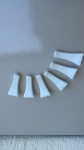 CERÂMICA - Conjunto de aparadores para talher em cerâmica, contendo 6 unidade medindo 9cm em perfeito estado.