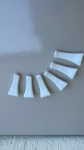 CERÂMICA - Conjunto de aparadores para talher em cerâmica, contendo 6 unidade medindo 9cm em perfeito estado.