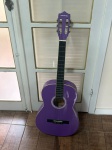 INSTRUMENTOS MUSICAIS - MARAVILHOSO VIOLÃO MICHAEL DE NYLON, ACUSTICO, ROXO, MODELO VW09