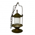 Mini lampião decorativo em cobre, med. 8cm de altura 