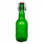 GROLSCH - Antiga garrafa em vidro verde, anos 90, med. 24cm de altura 