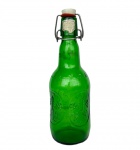 GROLSCH - Antiga garrafa em vidro verde, anos 90, med. 24cm de altura 