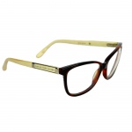 MARC by MARC JACOBS - Óculos de grau modelo MMJ 571, armação com estampa tartaruga na frente e hastes brancas, em case original.