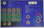 Álbum Temático Olimpiadas 2016 com 16 Moedas Sob/FC - Contem todas as 14 Modalidades + 2 Mascotes (Sem Bandeira) - Álbum capa dura com descritivo.