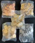 2016 - Set de Sachês 2016 Raro e Completo - 5 Sachês Flor de Cunho/Lacrados - 5/10/25/50 centavos + 1 Real - 25 Centavos e 1 Real são escassos e bem Valorizados