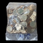 Sachê 10 Centavos 2014 - V-507 - RARO - 100 Moedas Flor de Cunho