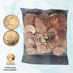 Sachê 5 Centavos 2015 - V-481 - Escasso - 100 Moedas - Flor de Cunho
