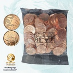 Sachê 5 Centavos 2016 - V-482 - Escasso - 100 Moedas - Flor de Cunho