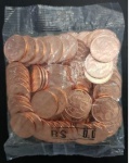 Sachê 5 Centavos 2018 - V-484 - Escasso - 100 Moedas - Flor de Cunho