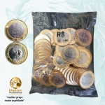 Sachê 1 Real 2021 - V-593 - 50 Moedas Flor de Cunho