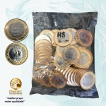 Sachê 1 Real 2022 - V-594 - 50 Moedas Flor de Cunho