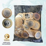 Sachê 1 Real 2024 - V-596 - Efigie - 50 Moedas Flor de Cunho