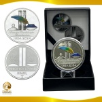 Medalha CMB Constituição 2024 - Prata  0.999 / 31.1g - Estojo com a Medalha 200 anos da Primeira Constituição 2024 - Poder Legislativo - 40.0 mm - Proof  - Comemorativa em alusão aos 200 anos da Primeira Constituição do Brasil - Rarissima - Tiragem apenas 200 Unidades - Estojo Original da CMB com certificado