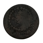 Moeda do Brasil, Império - 40 Reis 1831 com Carimbo de 10 Réis - Muito Rara, Casa da Moeda de Cuiabá, Cobre, Bem Circulada.