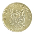 Moeda de 2000 Réis 1932 - Prata 0.500 - 8.0g (4.0g de Prata Fina) - 26.0mm - P-719 - Vicentina/Comemorativa 4º Centenário da Colonização - Excelente conservação