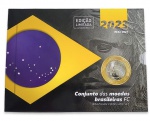 Blister com as 5 Moedas do Real 2023 Flor de Cunho - Edição Limitada