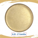 Disco Liso de 25 Centavos 1998 a hoje - 2ª Familia - V-518 a V-544 - Flor de Cunho