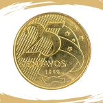 Moeda de 25 Centavos 1999 - RARA - V-519 - FC
