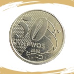 Moeda de 50 Centavos 2002 - RARA - V-548 - FC