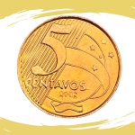 Moeda de 5 Centavos 2002 - RARA - V-468 - FC