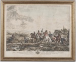 gravura Philips Wouwerman, La Boutique du Marechal, 1736