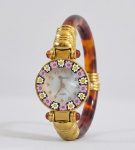 Relogio italiano Elegance Quartz. Pulseira rigida. Na caixa. Com certificado.
