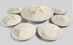 SCHMIDT IVORY CHINA - Serviço para sobremesa em porcelana. Med.
