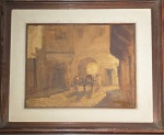 RENZO GORI (Florença, Itália, 1911 - São Paulo, SP, 1999) Óleo sobre tela, medindo 50,5 x 71 cm, assinado no canto direito inferior