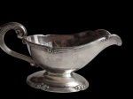 Wolff - Molheira produzida em metal espessurada a prata. Medindo: 18,7 x 9 x 9 cm.