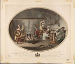 WILLIAM HINCKS (Irlandês, ativo 17731797) - The Irish Linen Industry (A Indústria do Linho na Irlanda) - Raro conjunto completo de 12 placas (só temos 11) ilustrando o processo de manufatura de linho na Irlanda no século XVIII. As obras oferecem uma visão sociológica detalhada da transição da indústria doméstica (cottage industry) para a mecanização inicial. Cada placa é dedicada a uma figura da nobreza irlandesa e apresenta legendas descritivas na base, acompanhadas por brasões heráldicos. Placa VI: Fiação, enrolamento em carretéis e fervura do fio. Med.: 36 x 42cm.