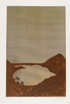 GUILHERME SECCHIN - (1959 -2016) - sem título - serigrafia assinada. Tiragem 75/100. Apresenta fungo. Med.: 72 x 50cm.