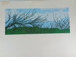 LYGIA SABOIA - Serigrafia. P.A 2/5 - Assinado, titulado e datado de 1994. Atenção: Possui rasgo nas extremidades. Med.: 74 x 56 cm.