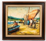 JORGE VIEIRA. 1993. Quadro pintura óleo sobre tela. Med.: 81x86cm.
