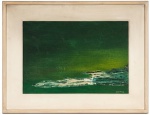 GODINHO. 1973. Quadro pintura óleo sobre tela. Med.: 22x74 cm